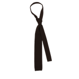 Knitted Tie *chocolate brown