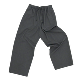 wide wool pants *anthracite