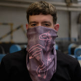 pink horse satin scarf – FRED NUSSBAUM edition *purple