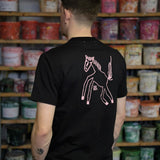 pink horse t-shirt – FRED NUSSBAUM edition *black